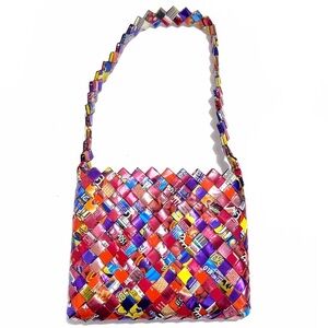 Candy Snack Wrapper Shoulder Bag Nostalgic Y2K Handmade